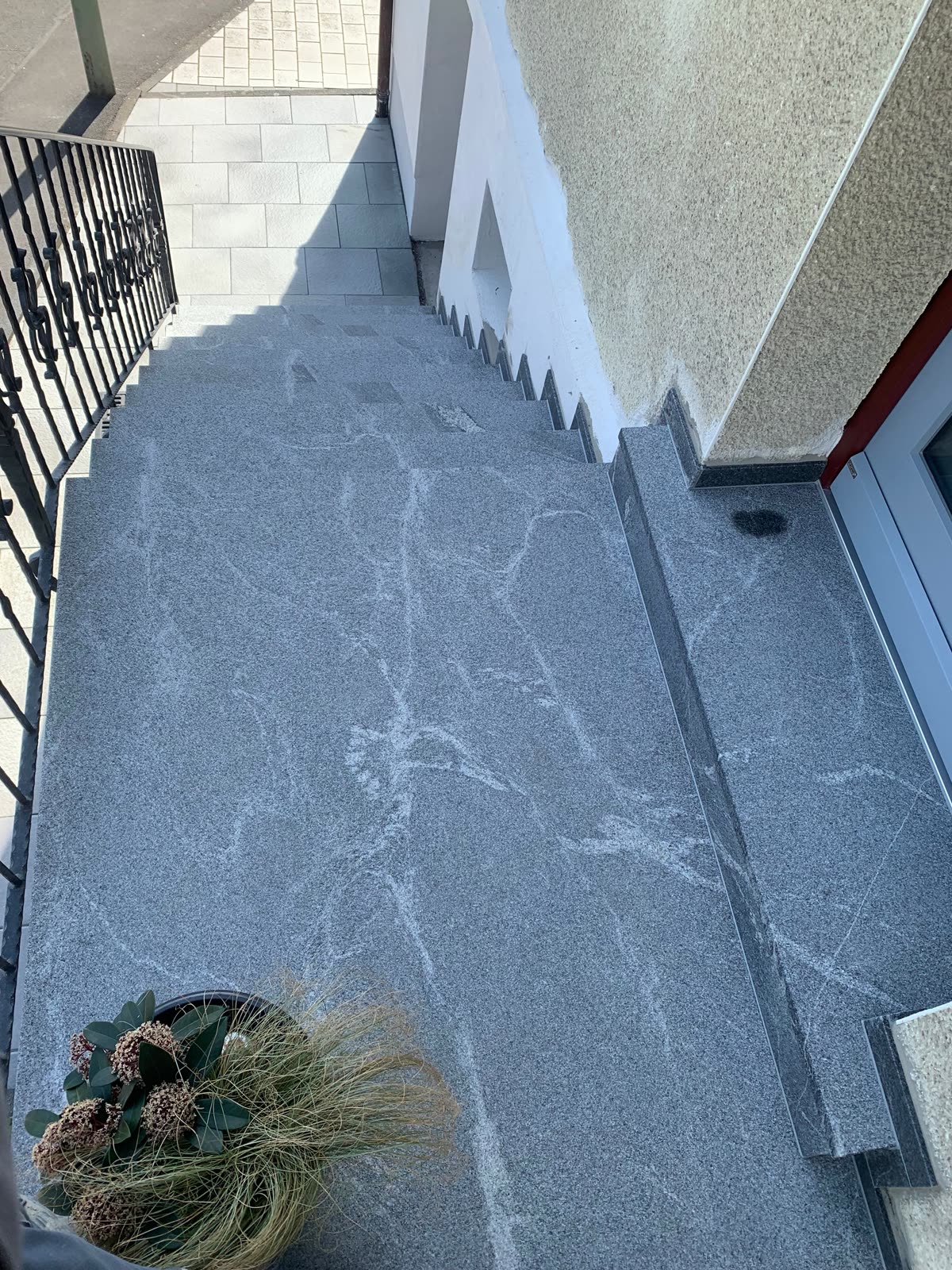 Granitstufen Detail